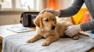 Welpe hat Durchfall – Ursachen & Hilfe
