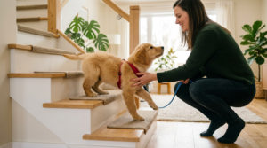 Welpe Treppen steigen – wann ist es sicher?
